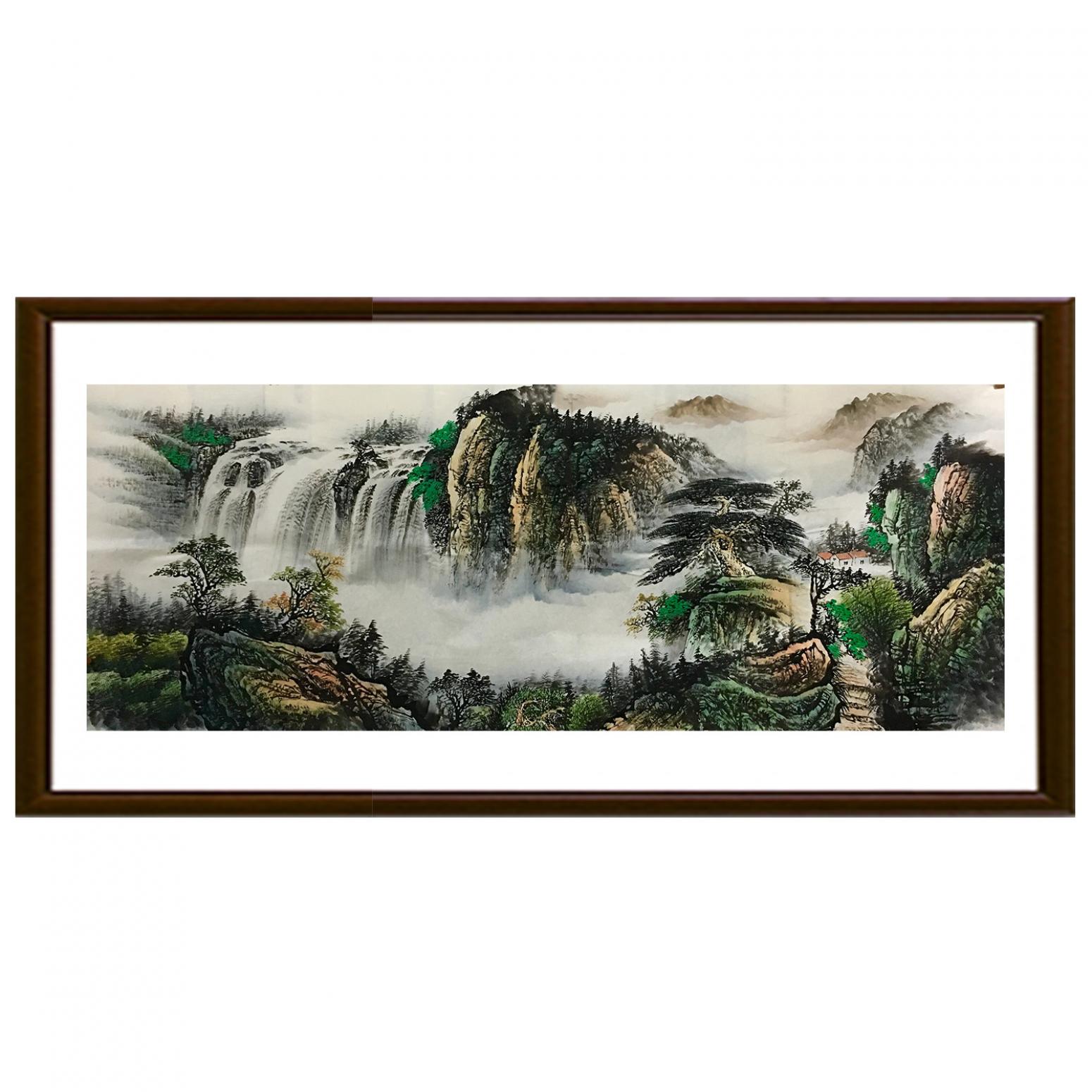 姜进清国画作品《【山中人家】作者姜进清》【图2】