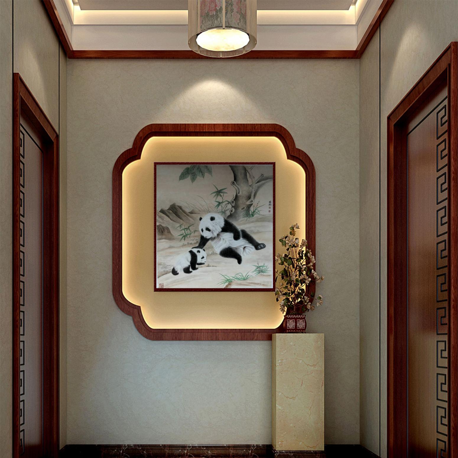 杨国钧国画作品《【熊猫】作者杨国钧》【图3】