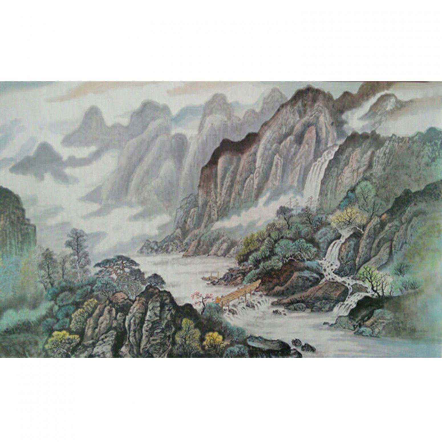 赵建乐国画作品《【春来农家】作者赵建乐》