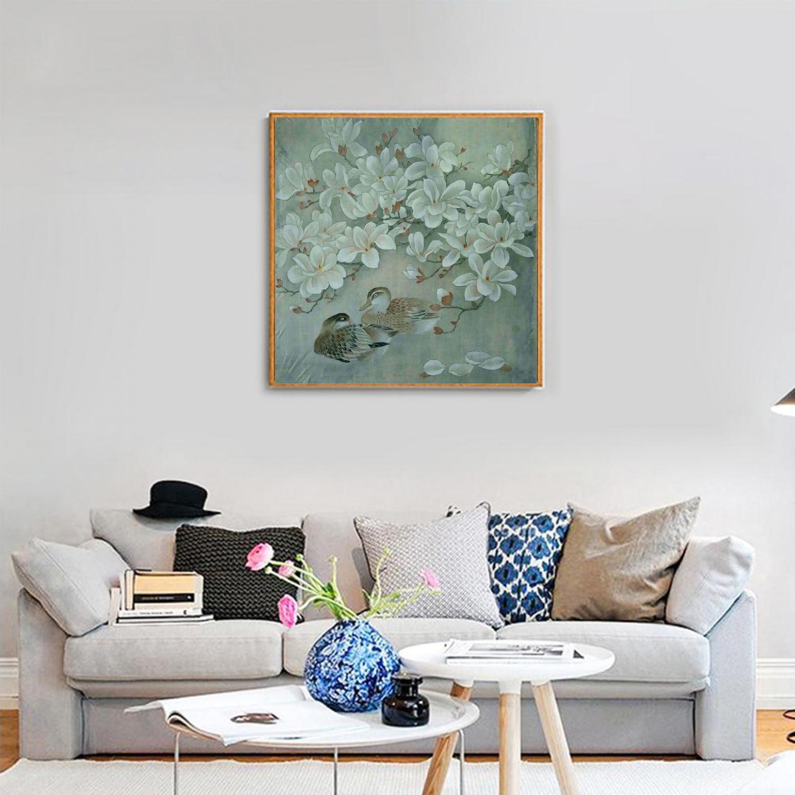 傅斌科国画作品《【鸳鸯图】作者傅斌科》【图3】