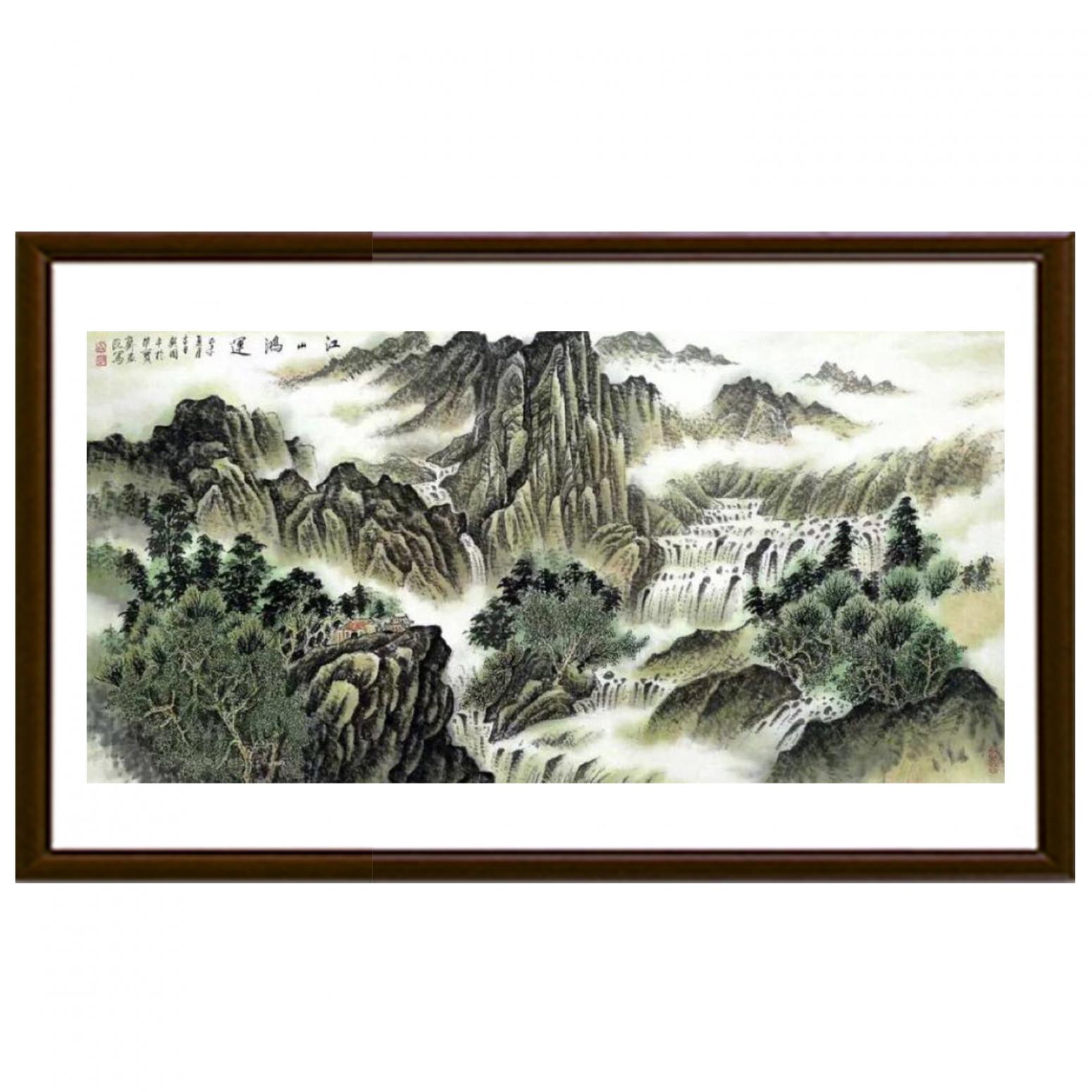 樊国平国画作品《【江山鸿运】》【图2】