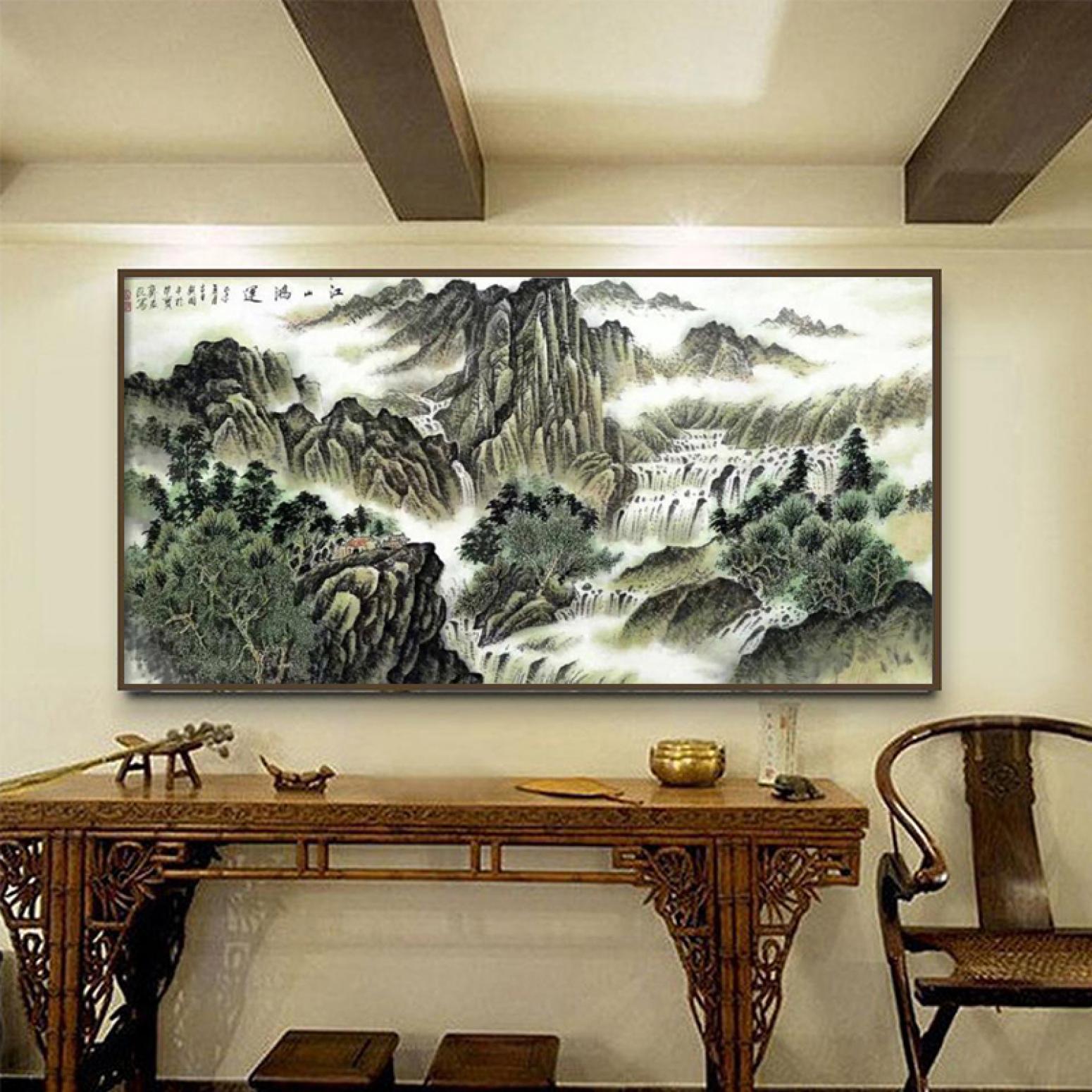 樊国平国画作品《【江山鸿运】》【图3】