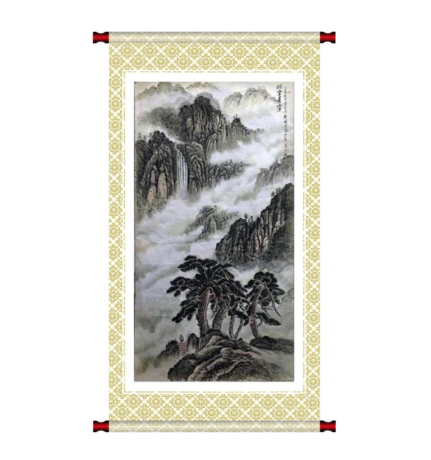 樊国平国画作品《【烟云层雾】》【图1】