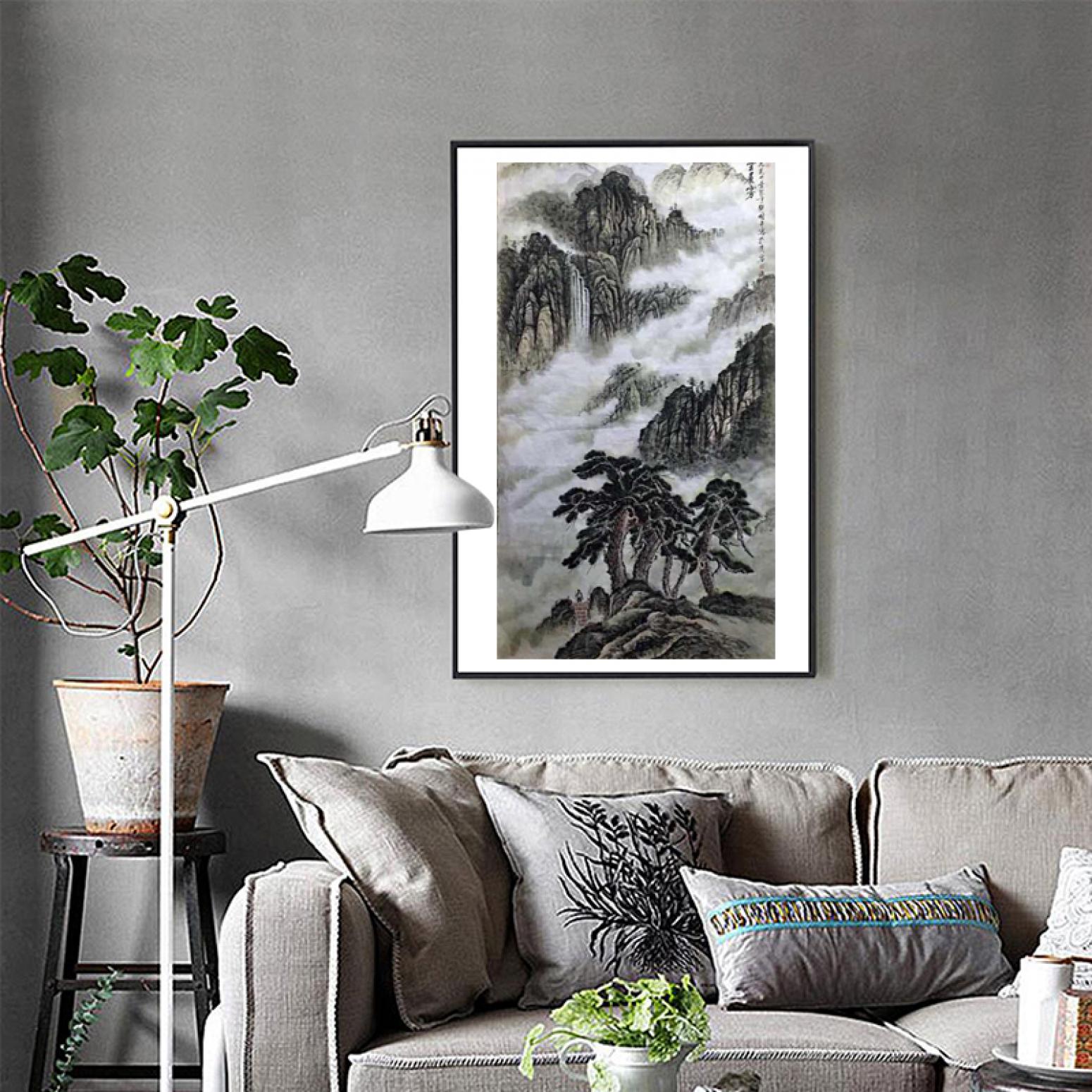 樊国平国画作品《【烟云层雾】》【图3】