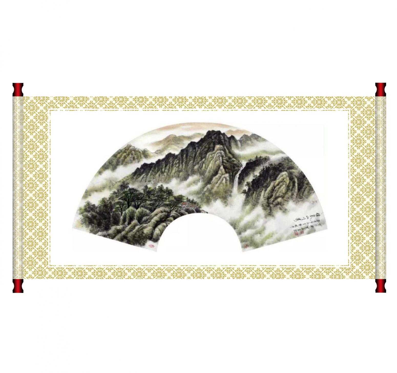 樊国平国画作品《佳气山川秀】》【图1】