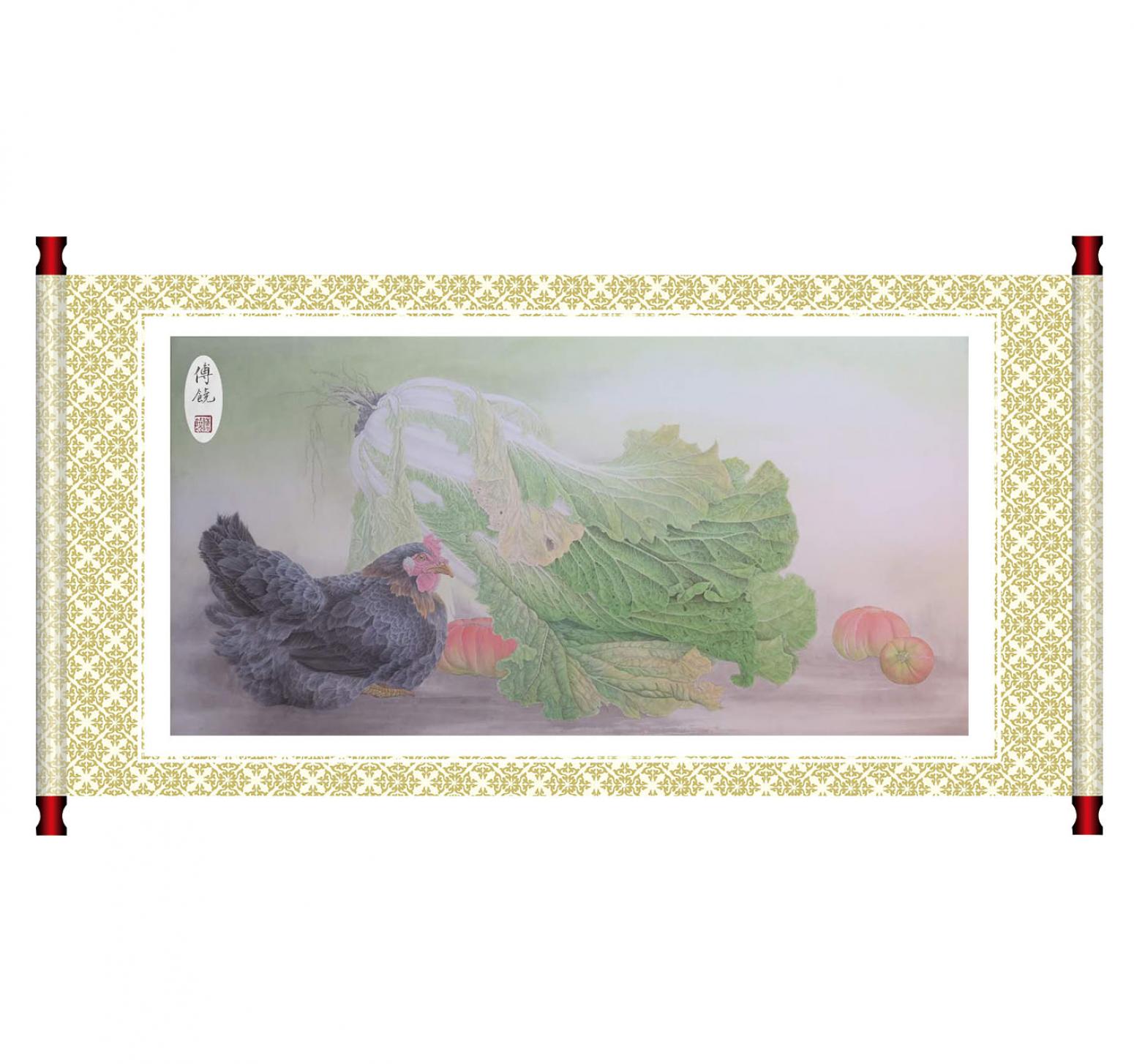 傅饶国画作品《【家园无忧】作者傅饶》【图1】