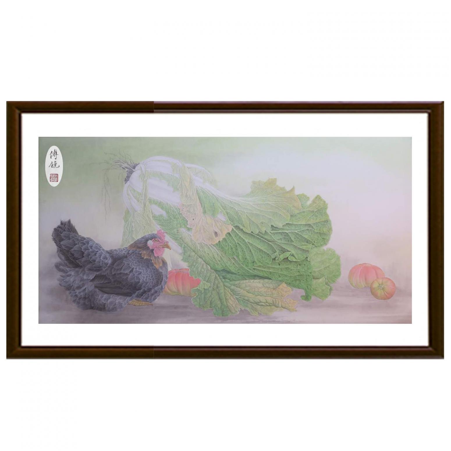 傅饶国画作品《【家园无忧】作者傅饶》【图2】