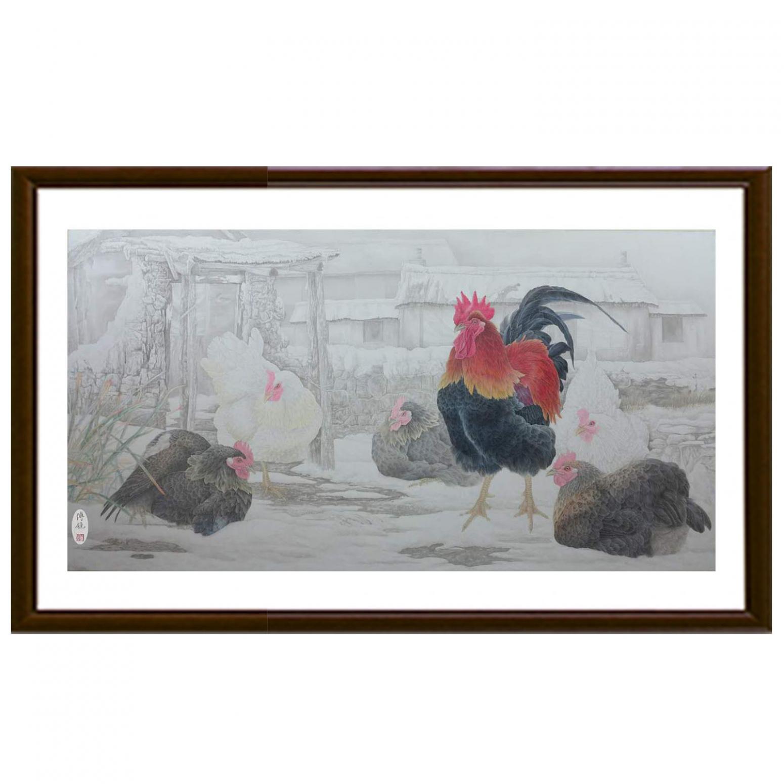 傅饶国画作品《【英姿飒爽】作者傅饶》【图2】