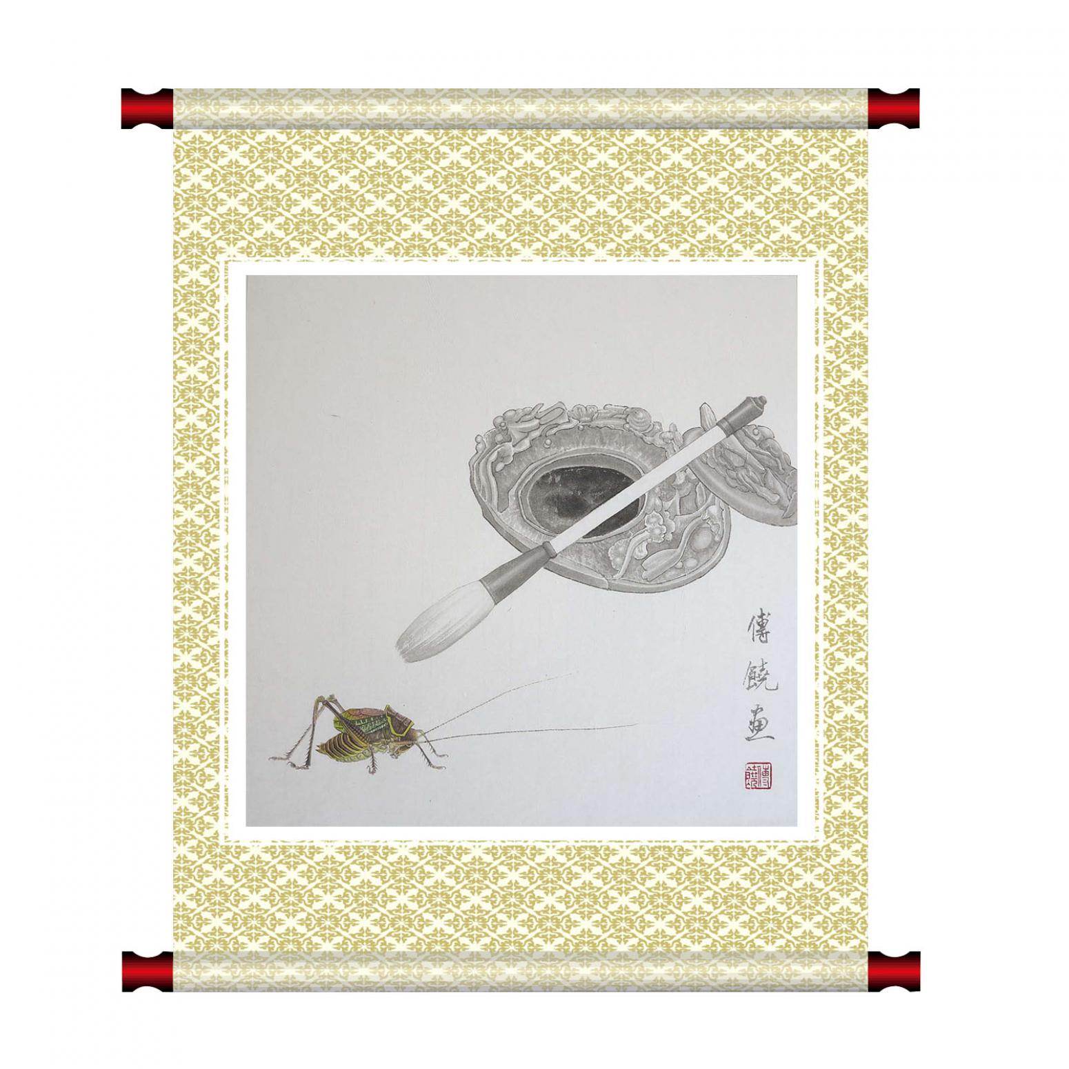 傅饶国画作品《【墨香】作者傅饶》【图1】