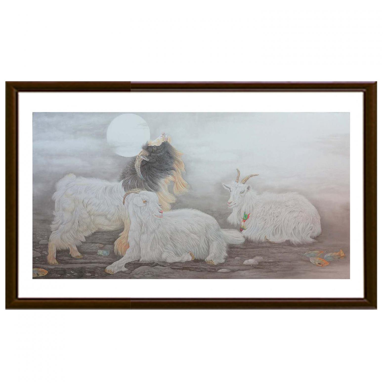 傅饶国画作品《【与世无争】作者傅饶》【图2】