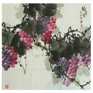 韩宗华国画作品《【葡萄1】作者韩宗华》价格5760.00元