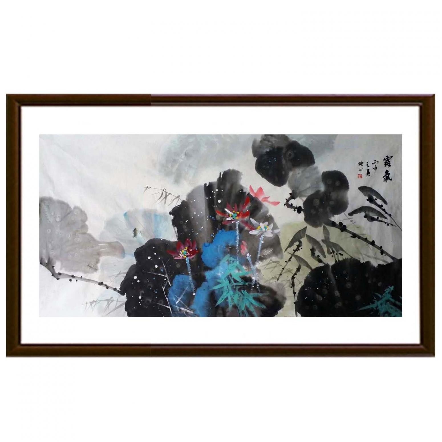 高隆正国画作品《【露气】作者高隆正》【图2】