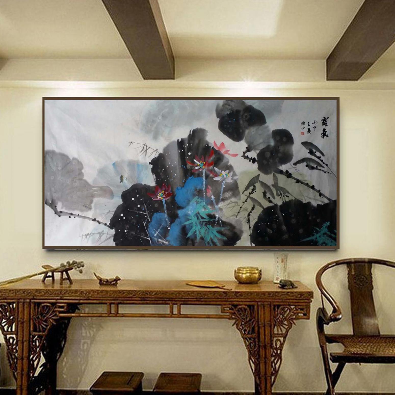 高隆正国画作品《【露气】作者高隆正》【图3】