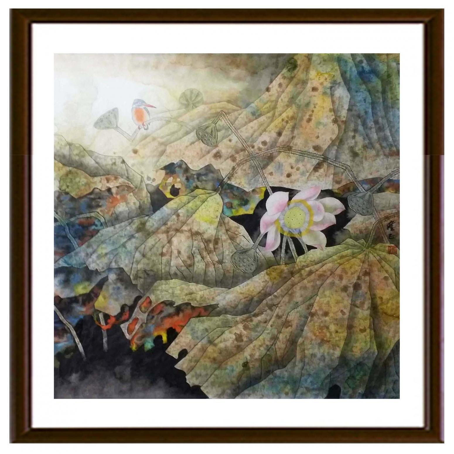 高隆正国画作品《【秋荷】作者高隆正》【图2】