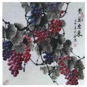 韩宗华国画作品《【紫气东来2】作者韩宗华》价格5760.00元