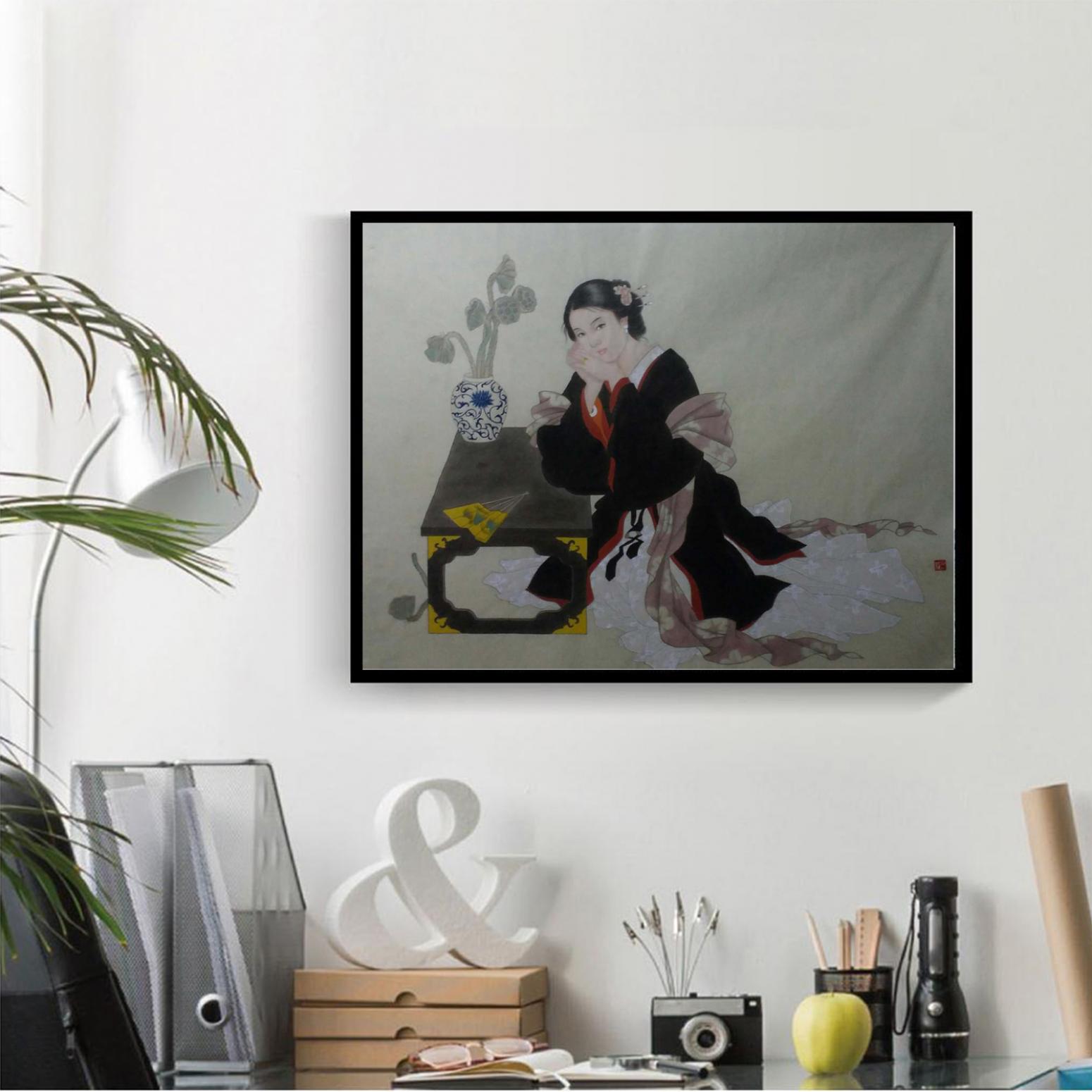 高隆正国画作品《【仕女】作者高隆正》【图3】