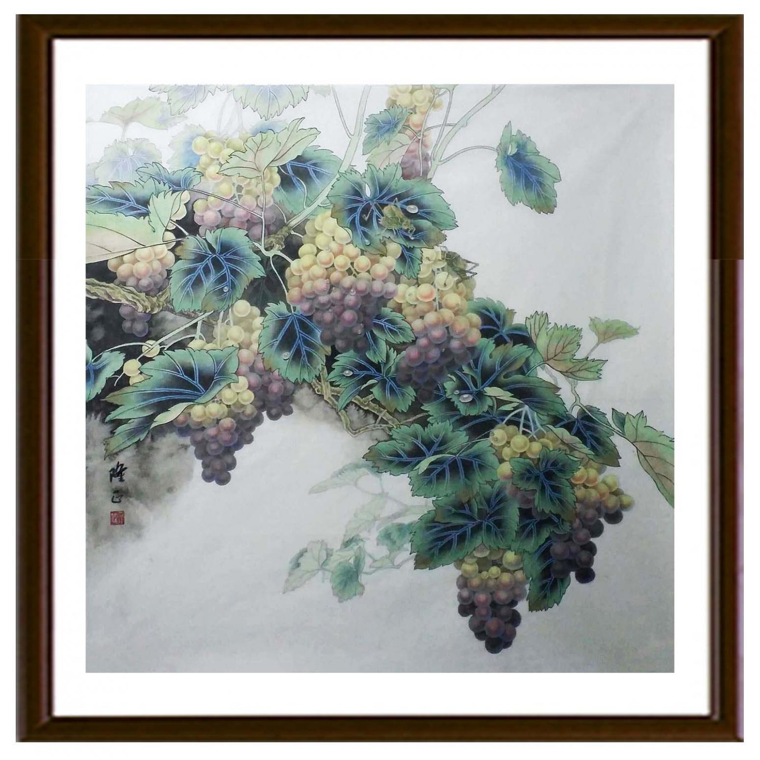 高隆正国画作品《【葡萄】作者高隆正》【图2】