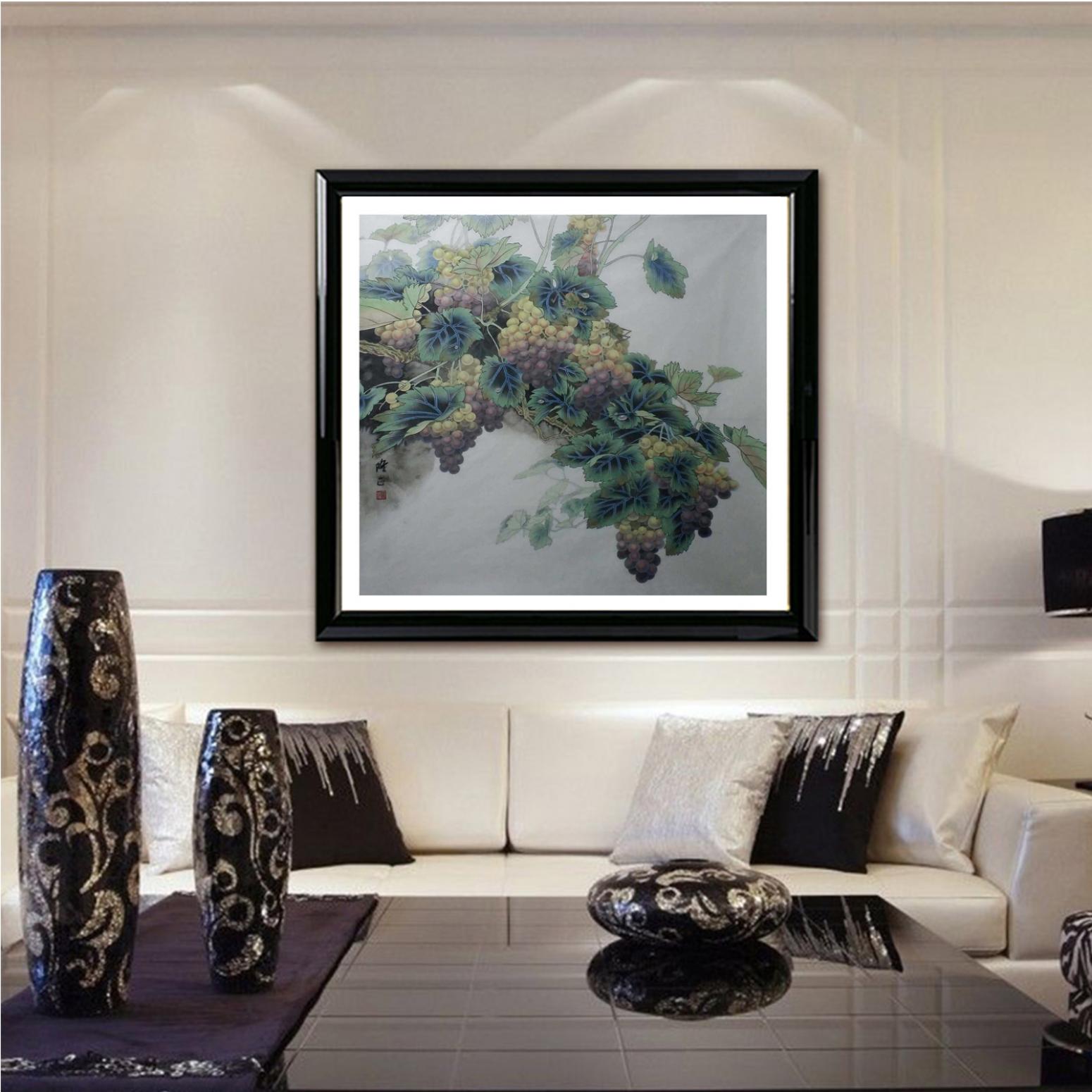 高隆正国画作品《【葡萄】作者高隆正》【图3】