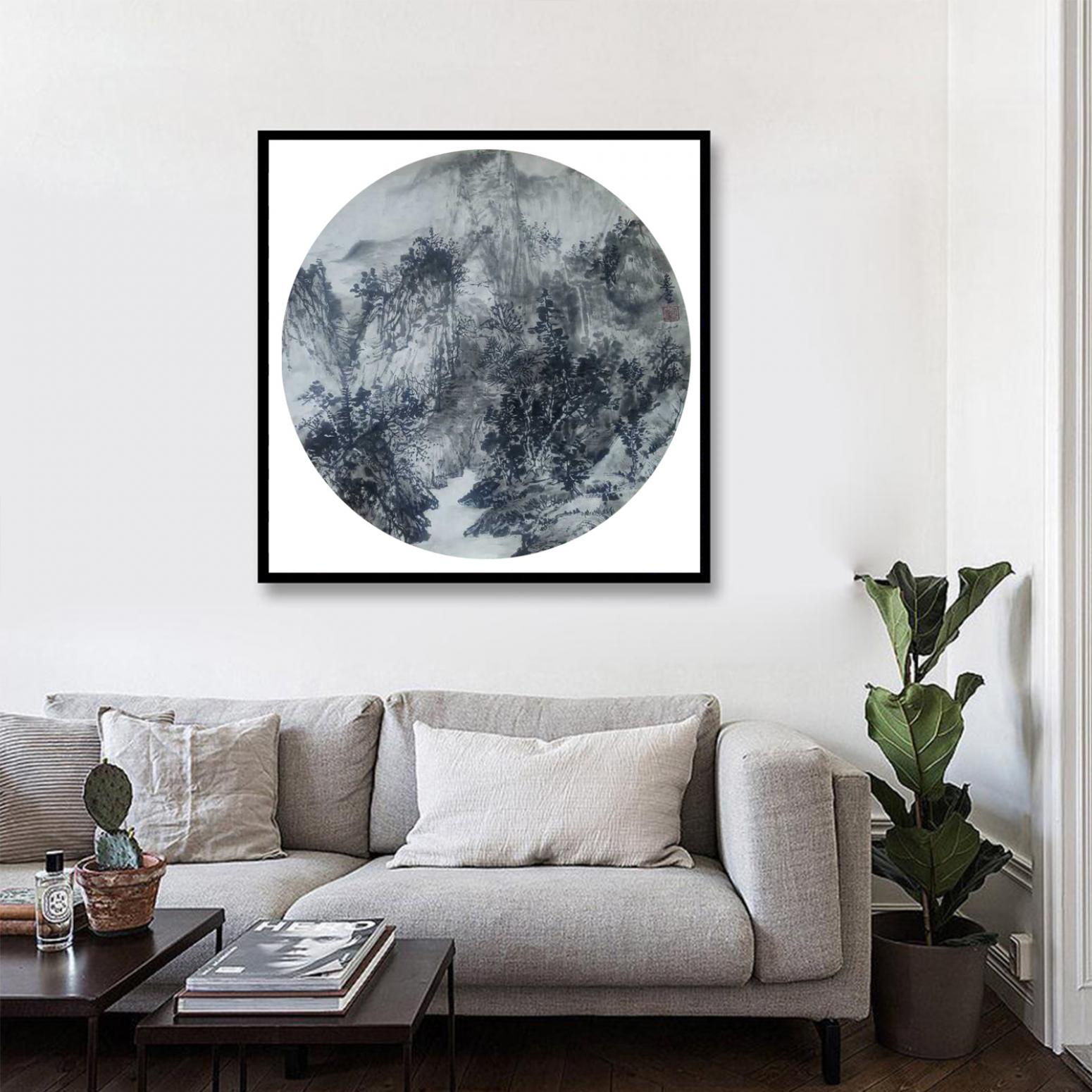 高勇利国画作品《【小溪】作者高勇利》【图3】