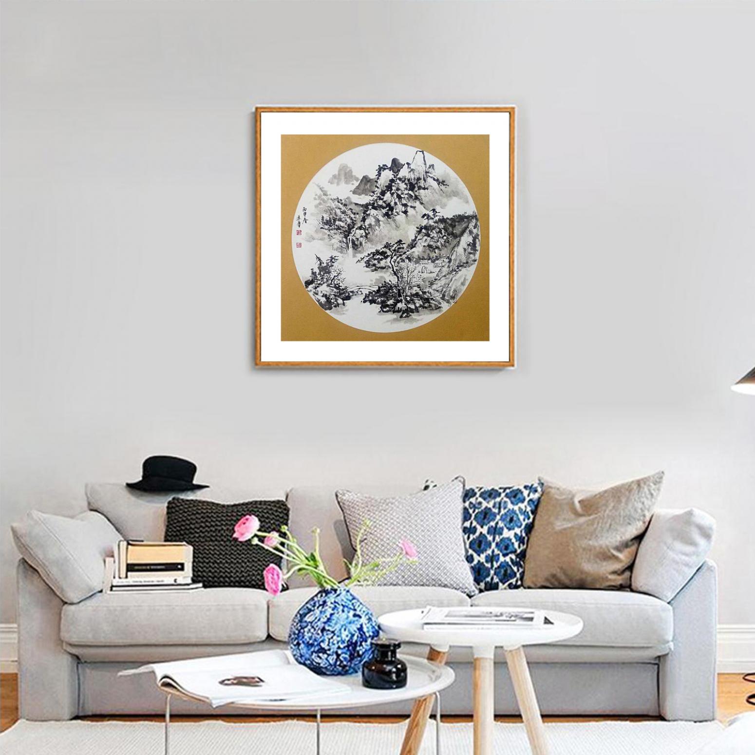 高勇利国画作品《【山景】作者高勇利》【图3】