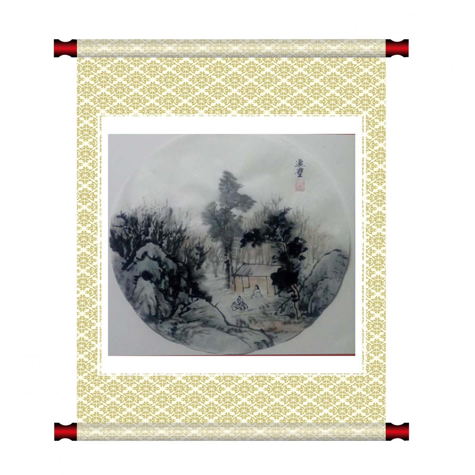 高勇利国画作品《【欢声笑语】作者高勇利》【图1】