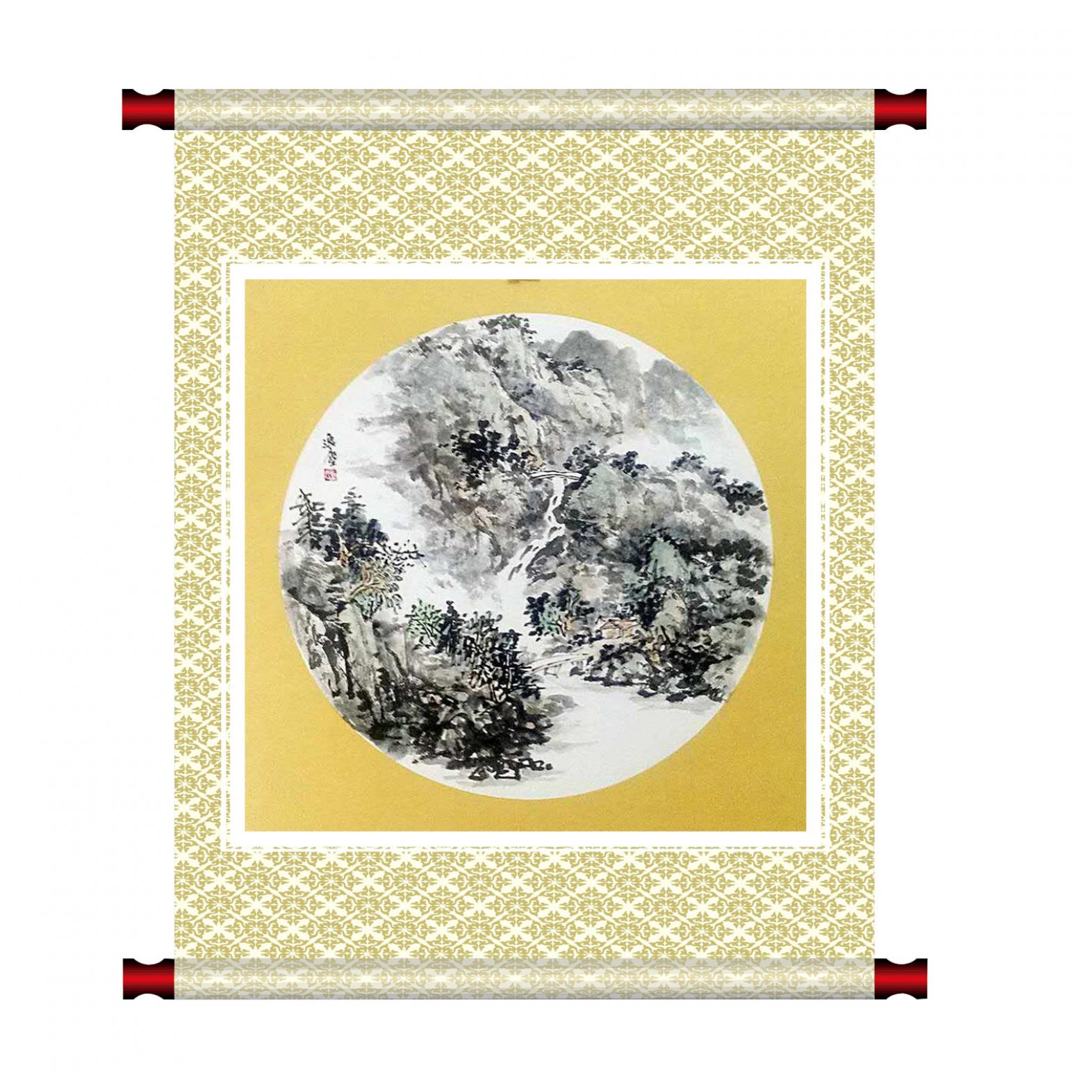 高勇利国画作品《【为邻】作者高勇利》【图1】