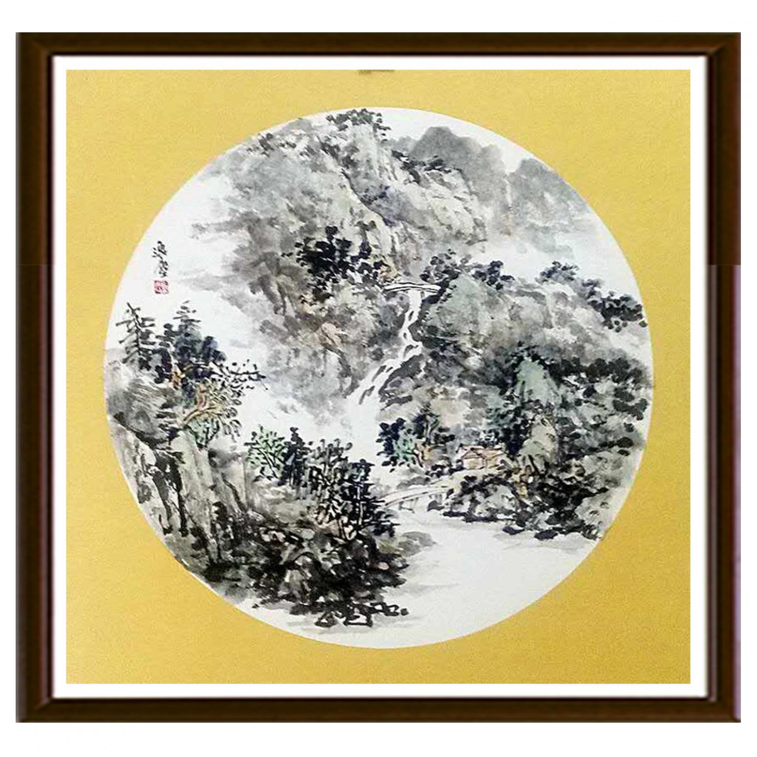 高勇利国画作品《【为邻】作者高勇利》【图2】