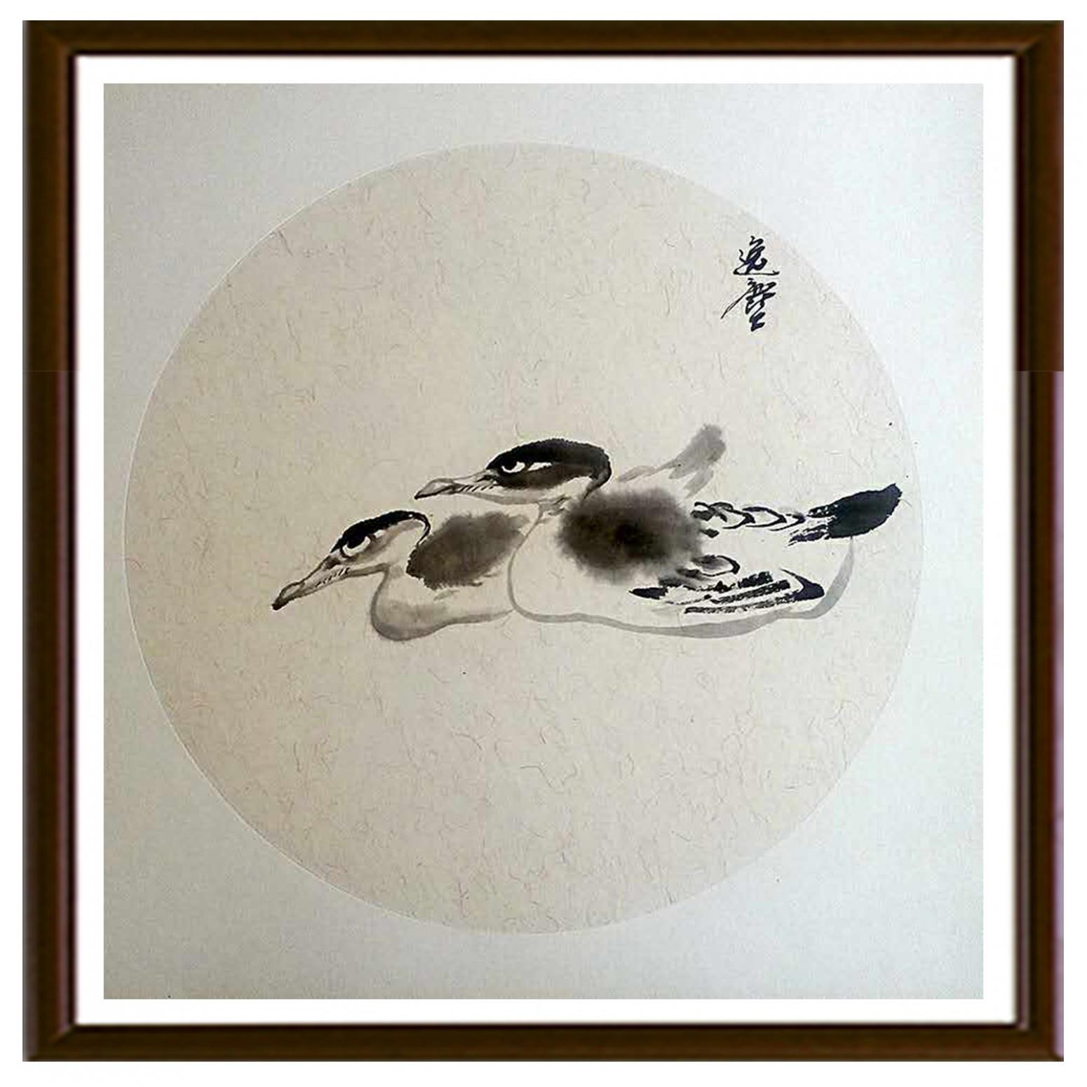 高勇利国画作品《【水鸭子】作者高勇利》【图2】