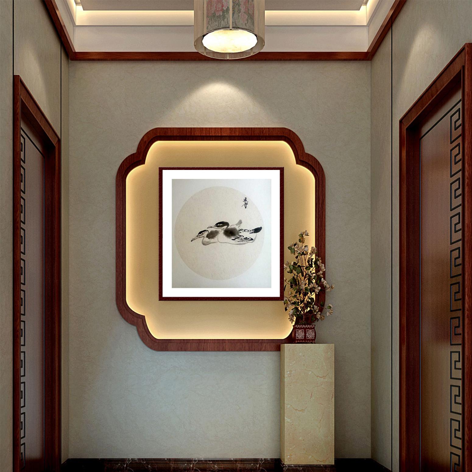 高勇利国画作品《【水鸭子】作者高勇利》【图3】