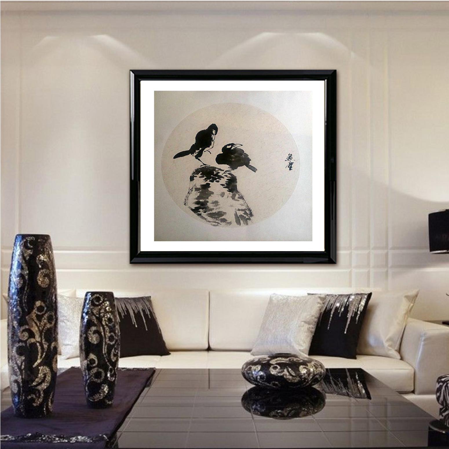 高勇利国画作品《【石立】作者高勇利》【图3】