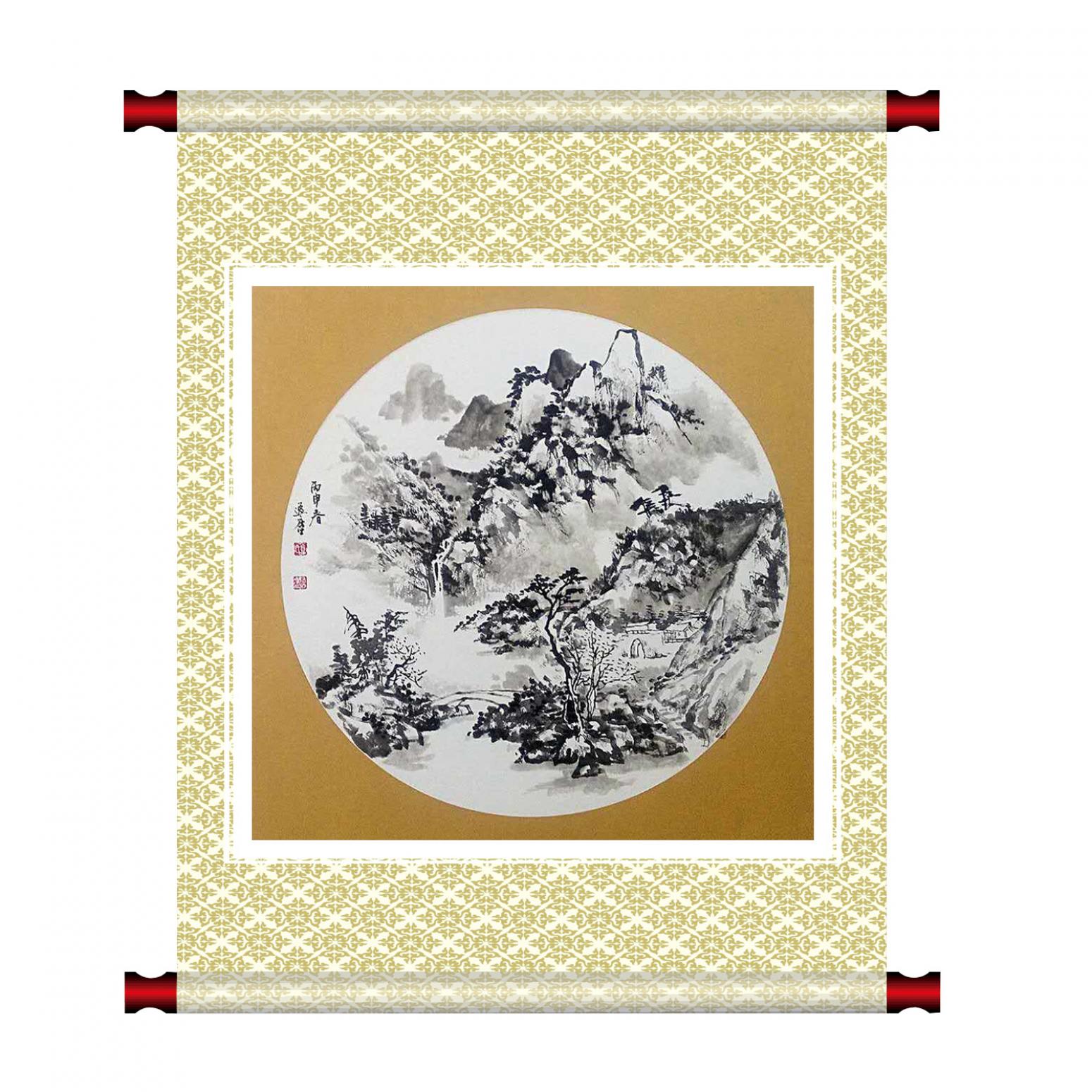 高勇利国画作品《【山景】作者高勇利》【图1】