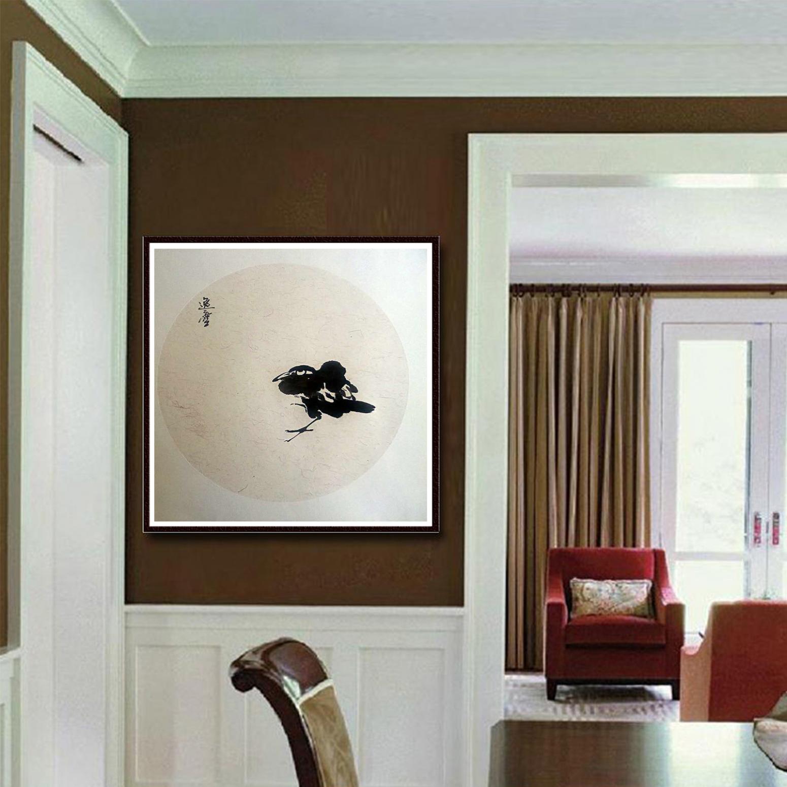 高勇利国画作品《【独影】作者高勇利》【图3】