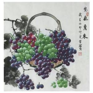 韩宗华国画作品《【紫气东来6】作者韩宗华》价格5760.00元