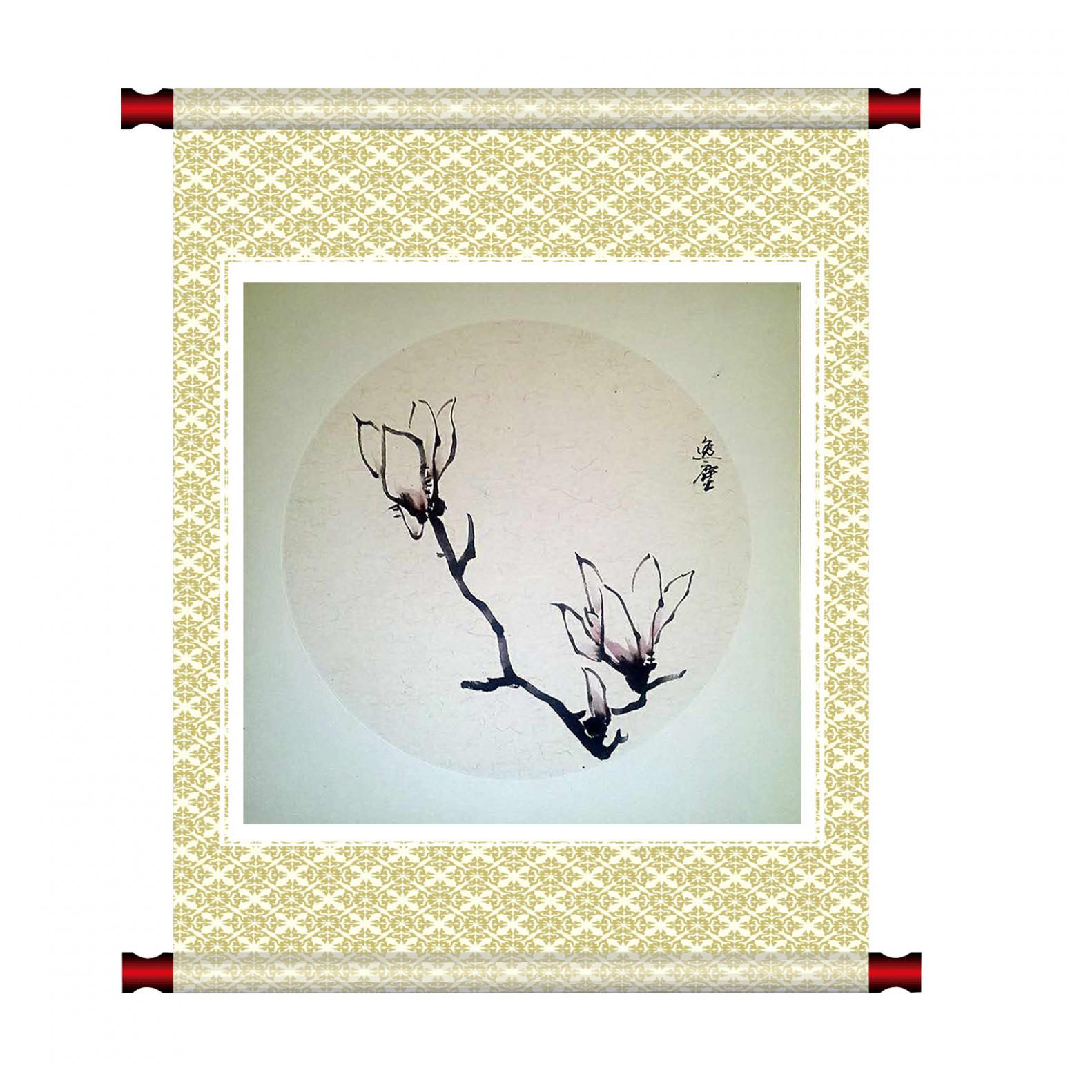 高勇利国画作品《【花枝】作者高勇利》【图1】