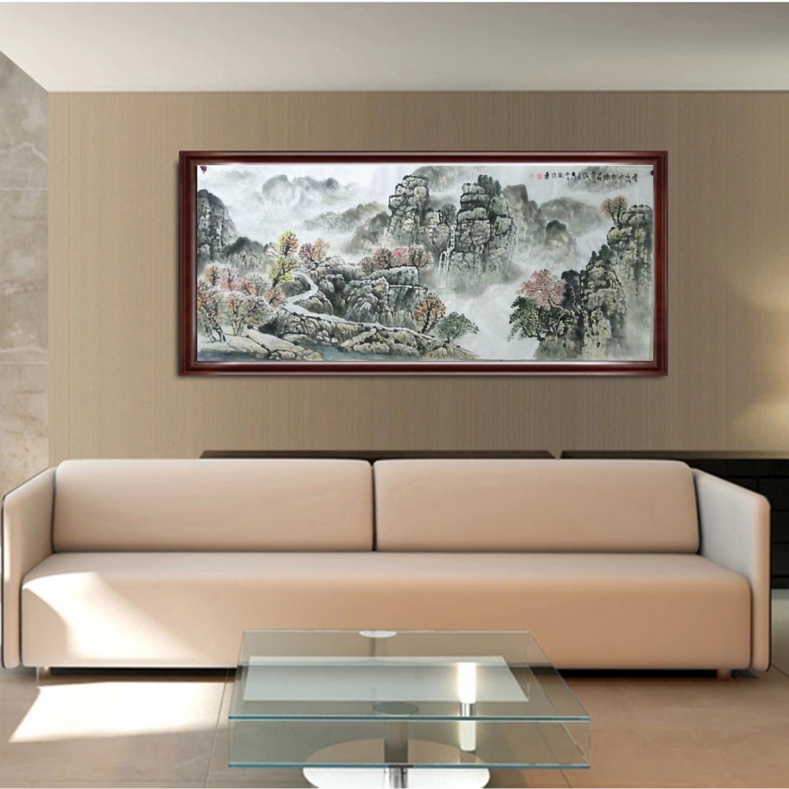 郭振治国画作品《【径通袅绕】作者郭振治》【图3】