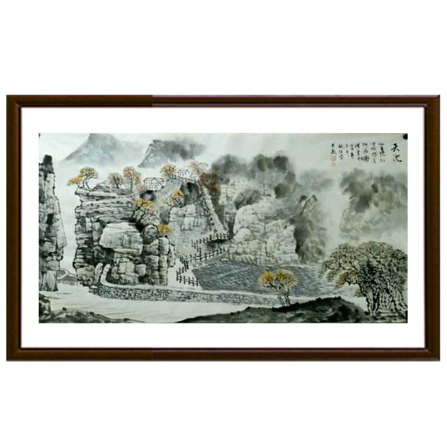 郭振治国画作品《【天池】作者郭振治》【图2】