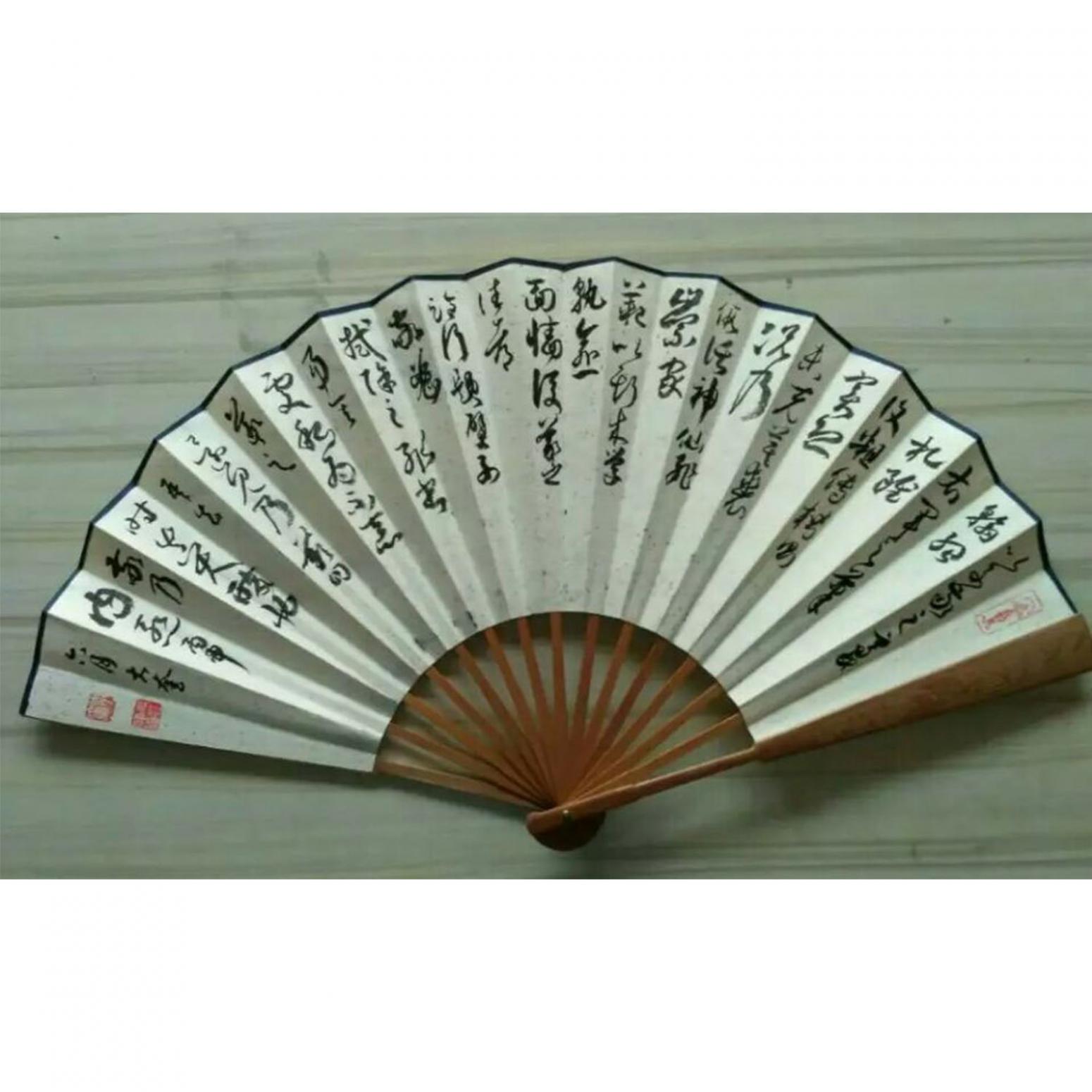 李大奎国画作品《【折扇3】作者李大奎》