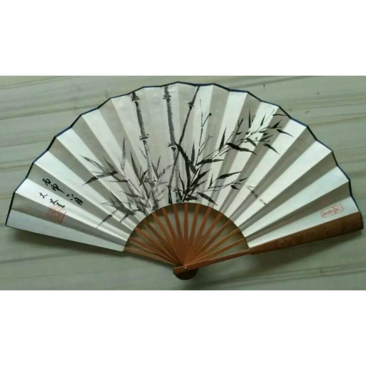 李大奎国画作品《【折扇5】作者李大奎》