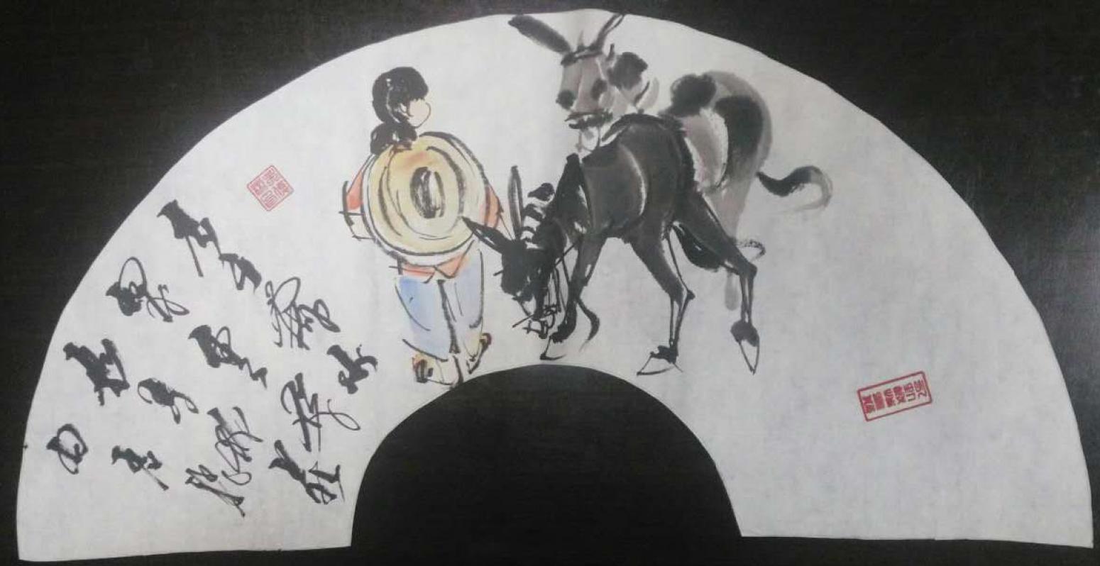 吴俊彬国画作品《【牧牛图6】作者吴俊彬》【图0】