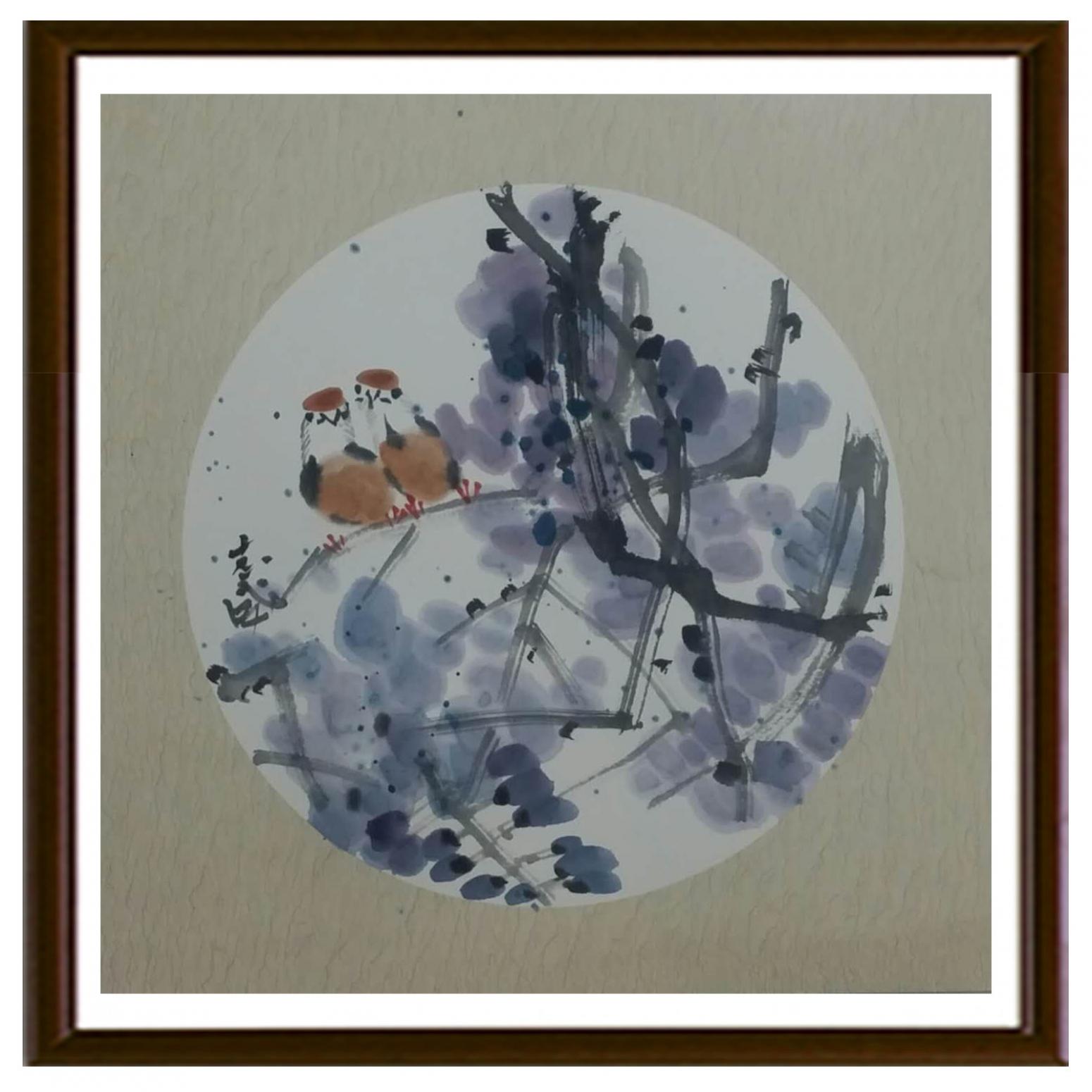 郭志威国画作品《【成双成对】作者郭志威》【图2】