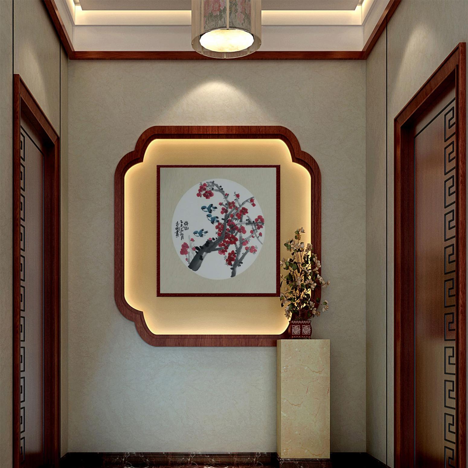 郭志威国画作品《【梅趣】作者郭志威》【图3】