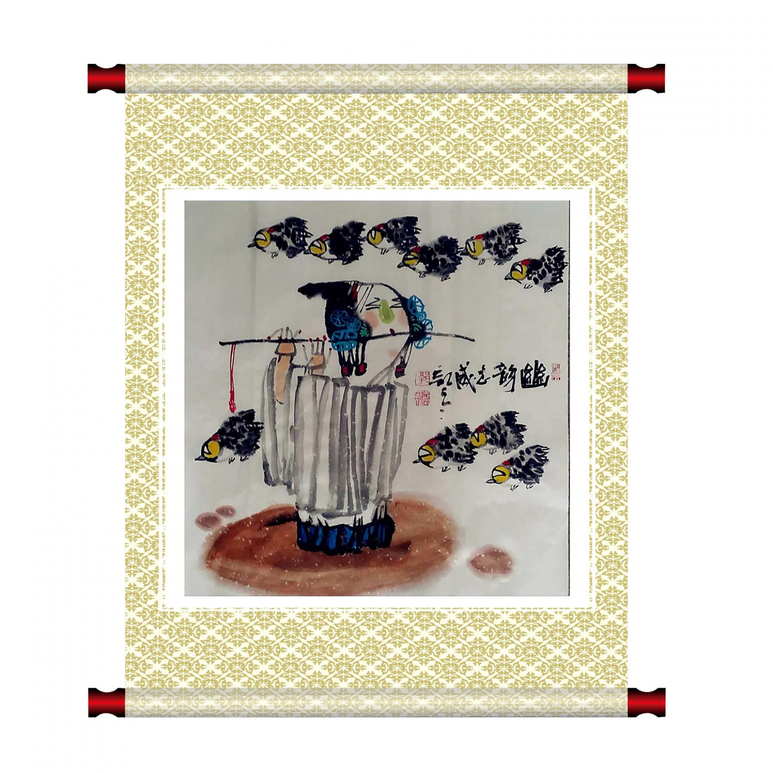 郭志威国画作品《【幽韵】作者郭志威》【图1】