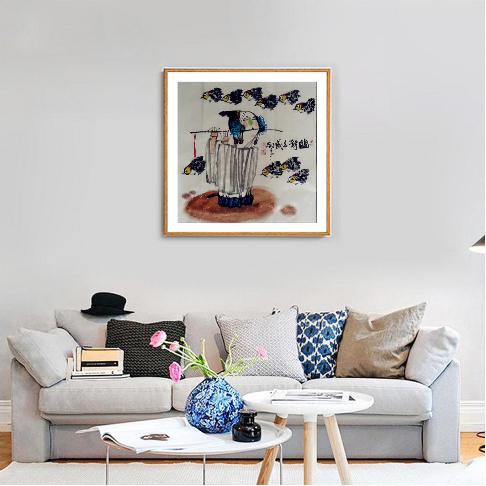 郭志威国画作品《【幽韵】作者郭志威》【图3】