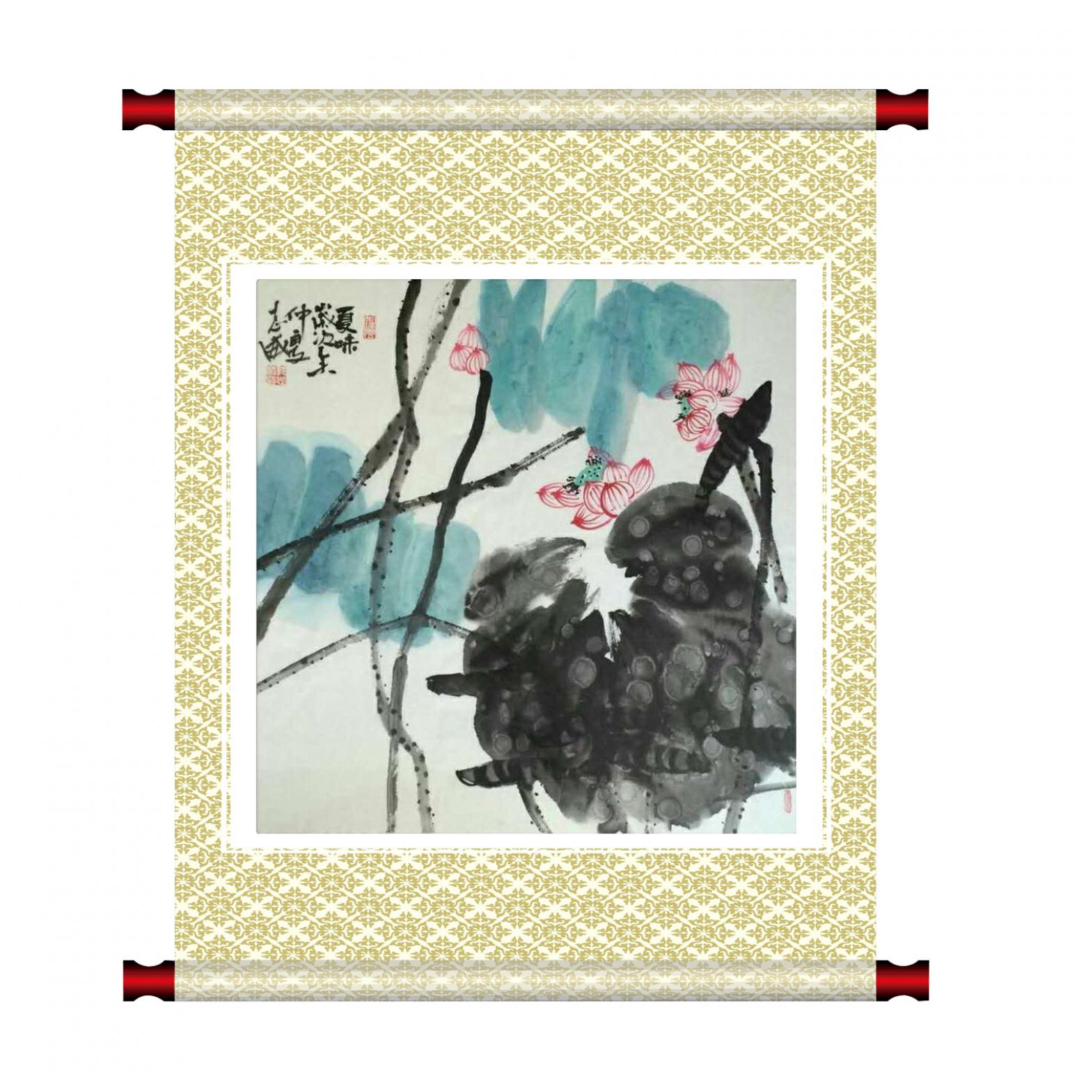 郭志威国画作品《【夏味】作者郭志威》【图1】