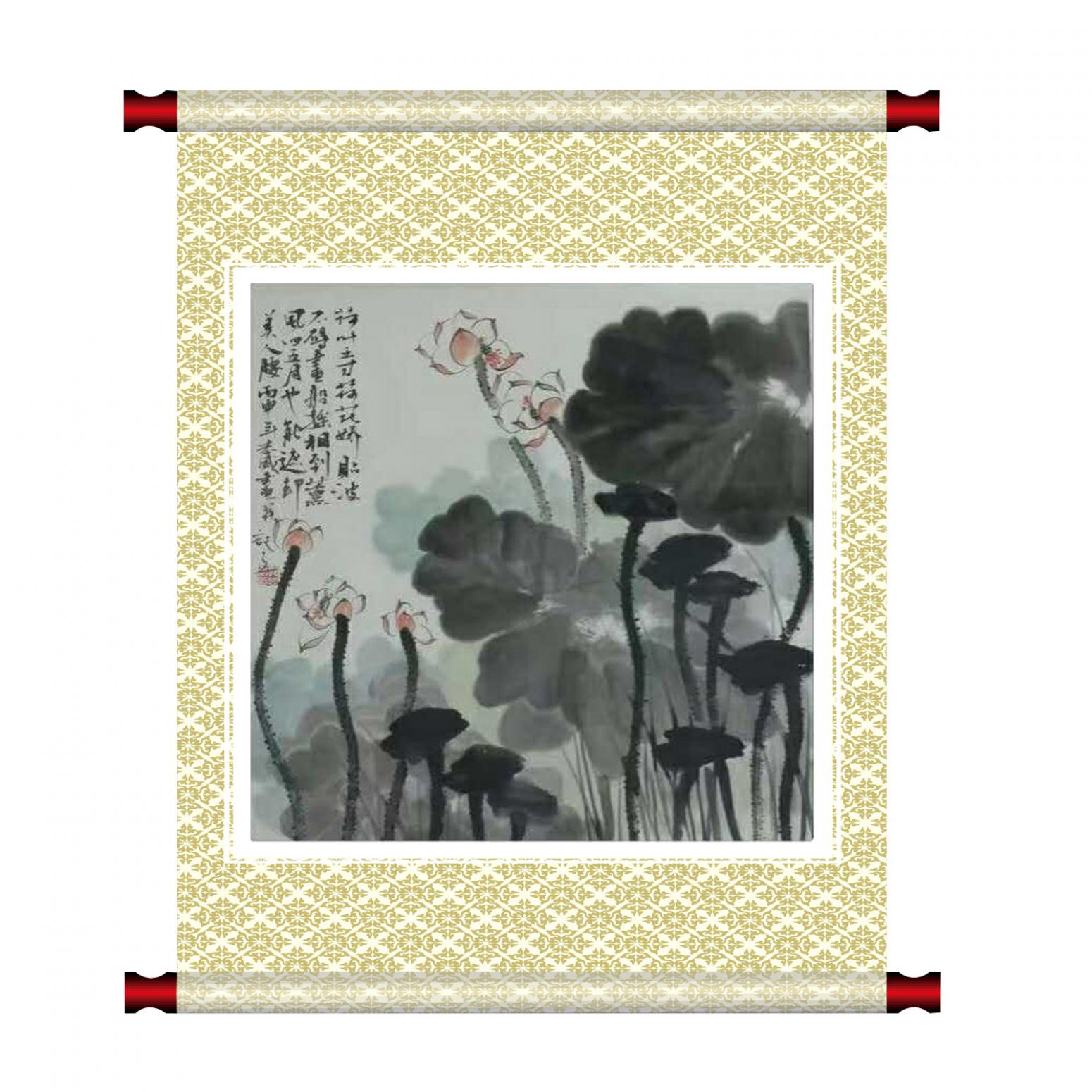 郭志威国画作品《【莲】作者郭志威》【图1】