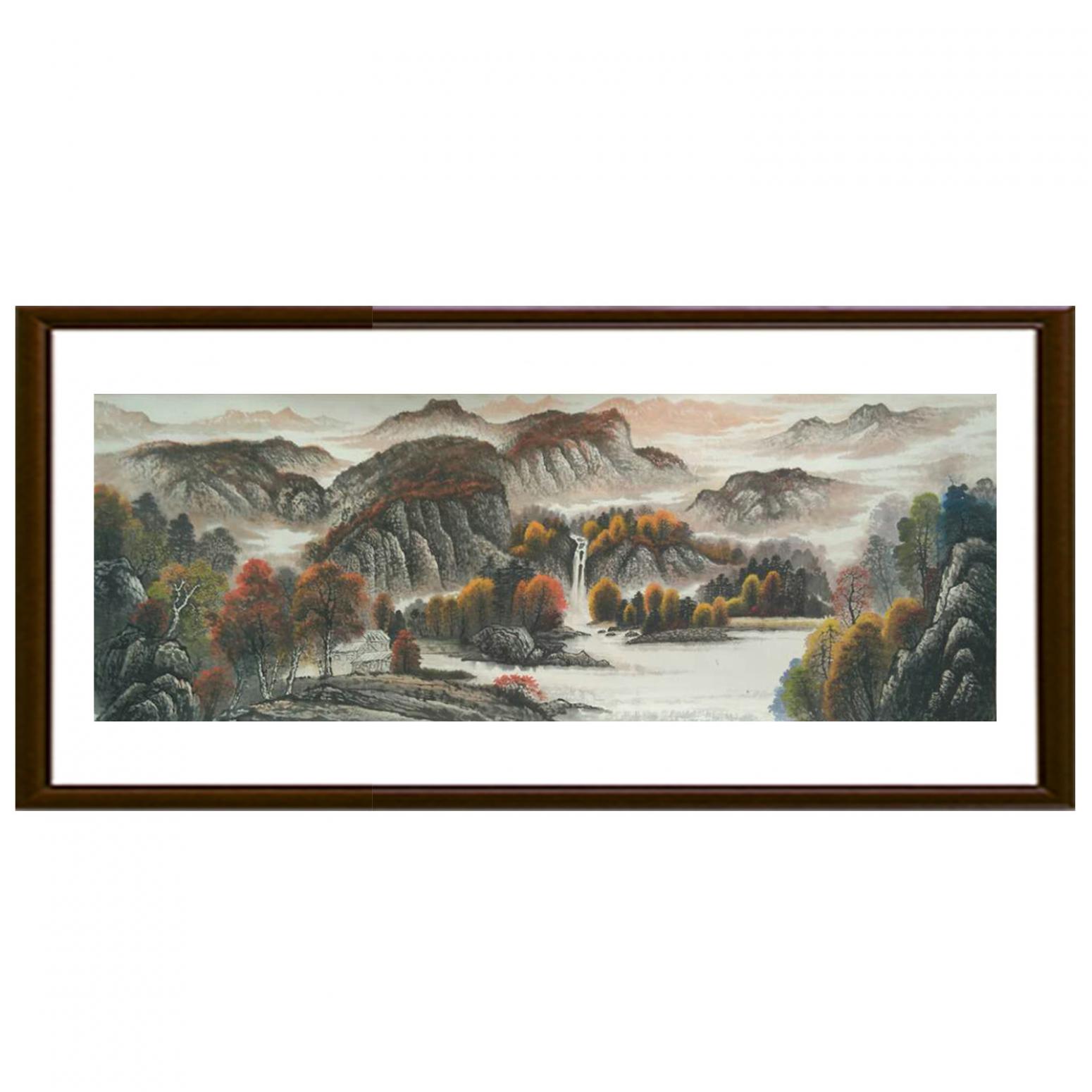 李崇山国画作品《【松风长青】作者李崇山》【图2】
