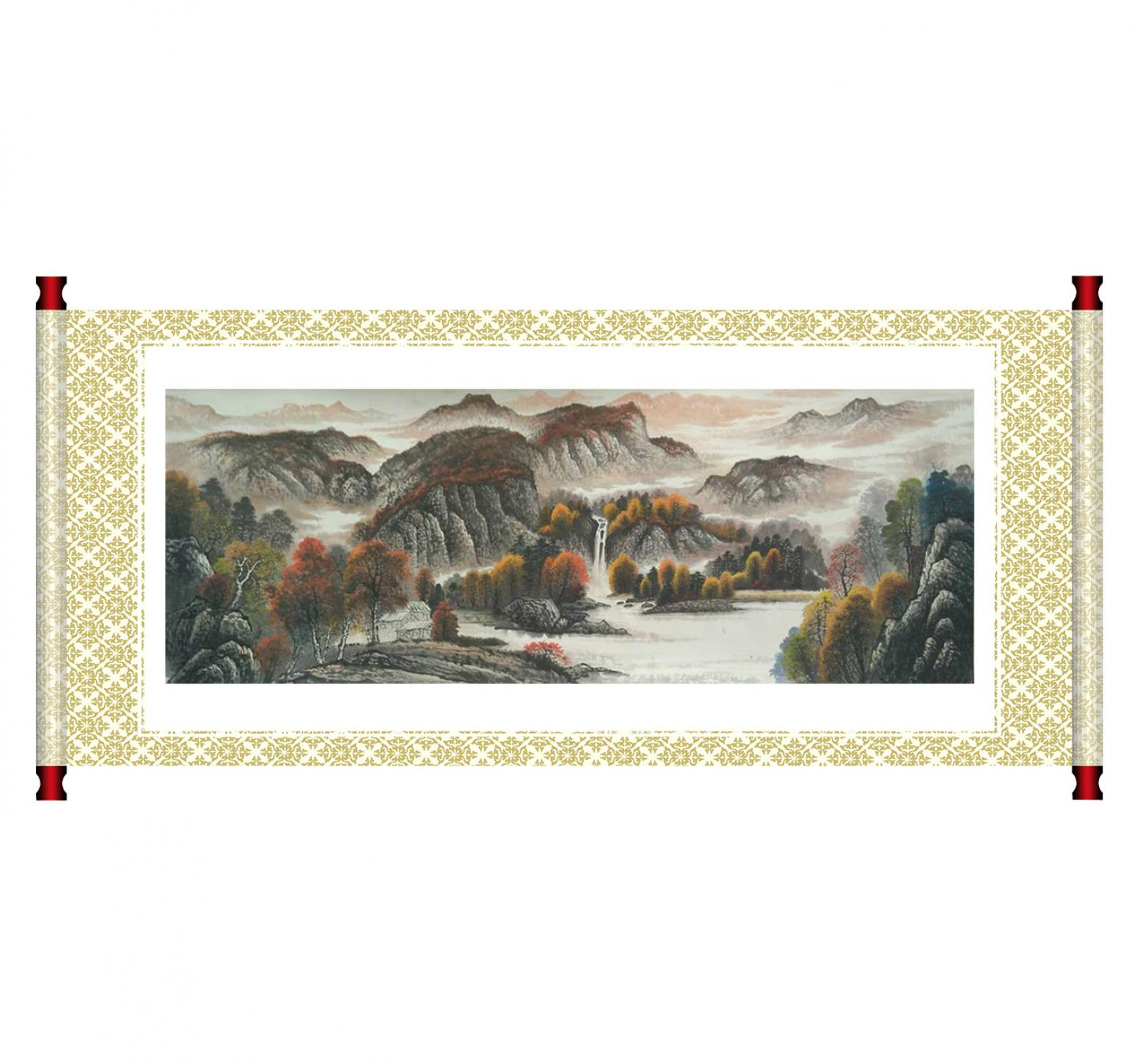 李崇山国画作品《【松风长青】作者李崇山》【图1】