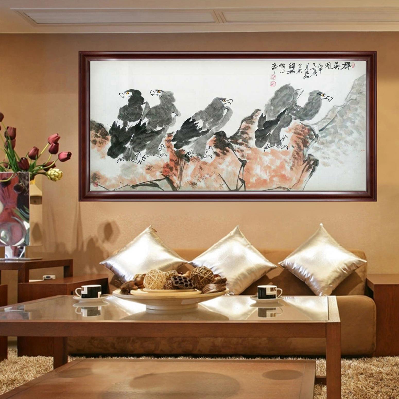 李沫池国画作品《【群英图】作者李沫池》【图3】