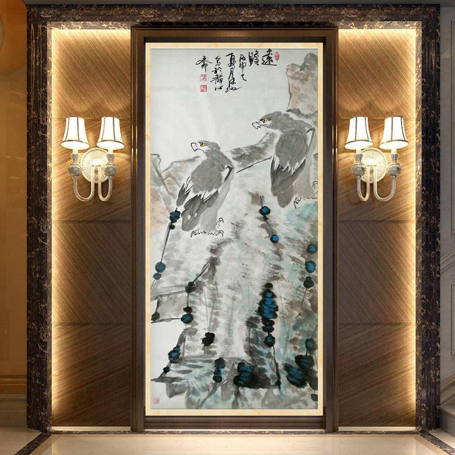 李沫池国画作品《【远瞻】作者李沫池》【图3】