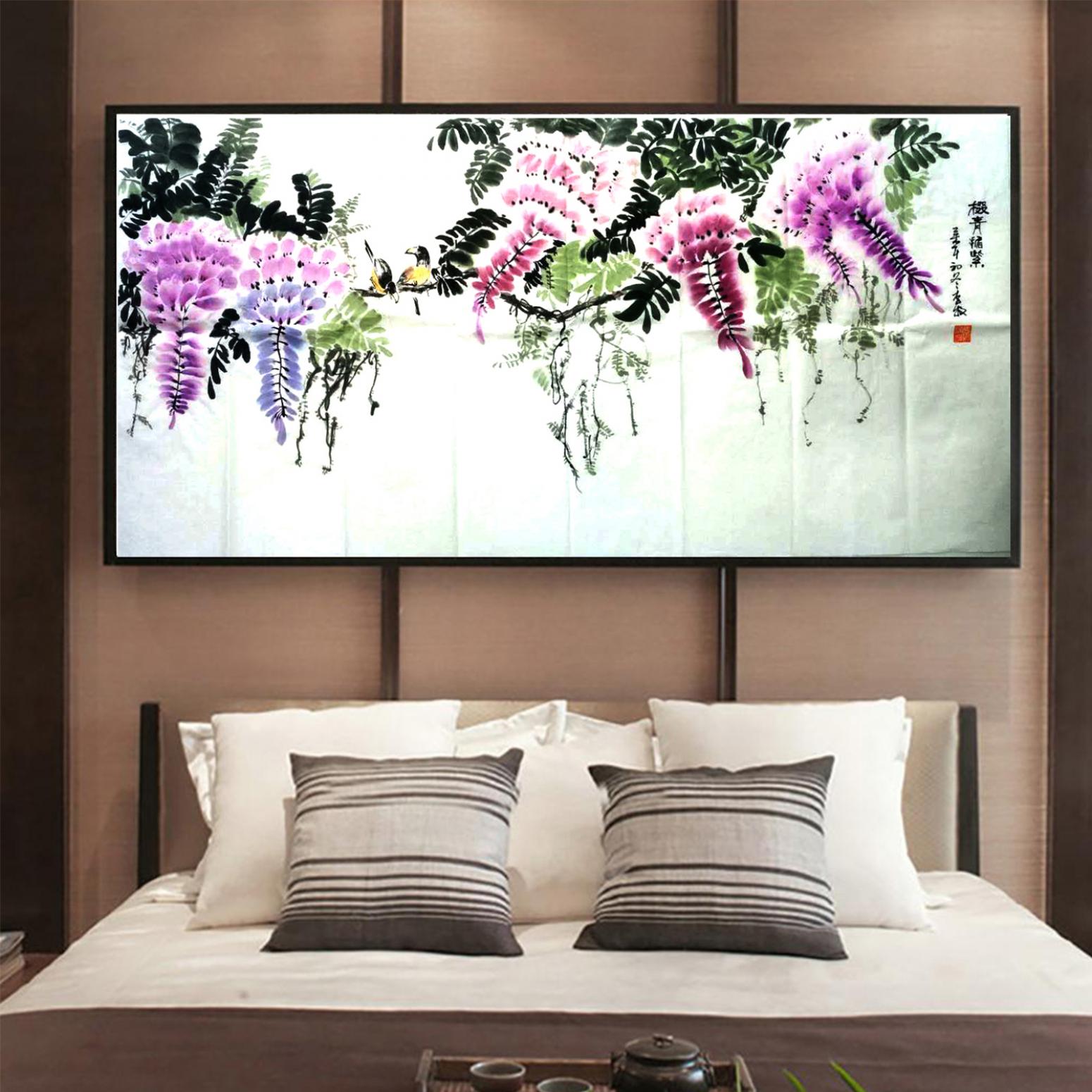 李牧国画作品《【花藤】作者李牧》【图3】